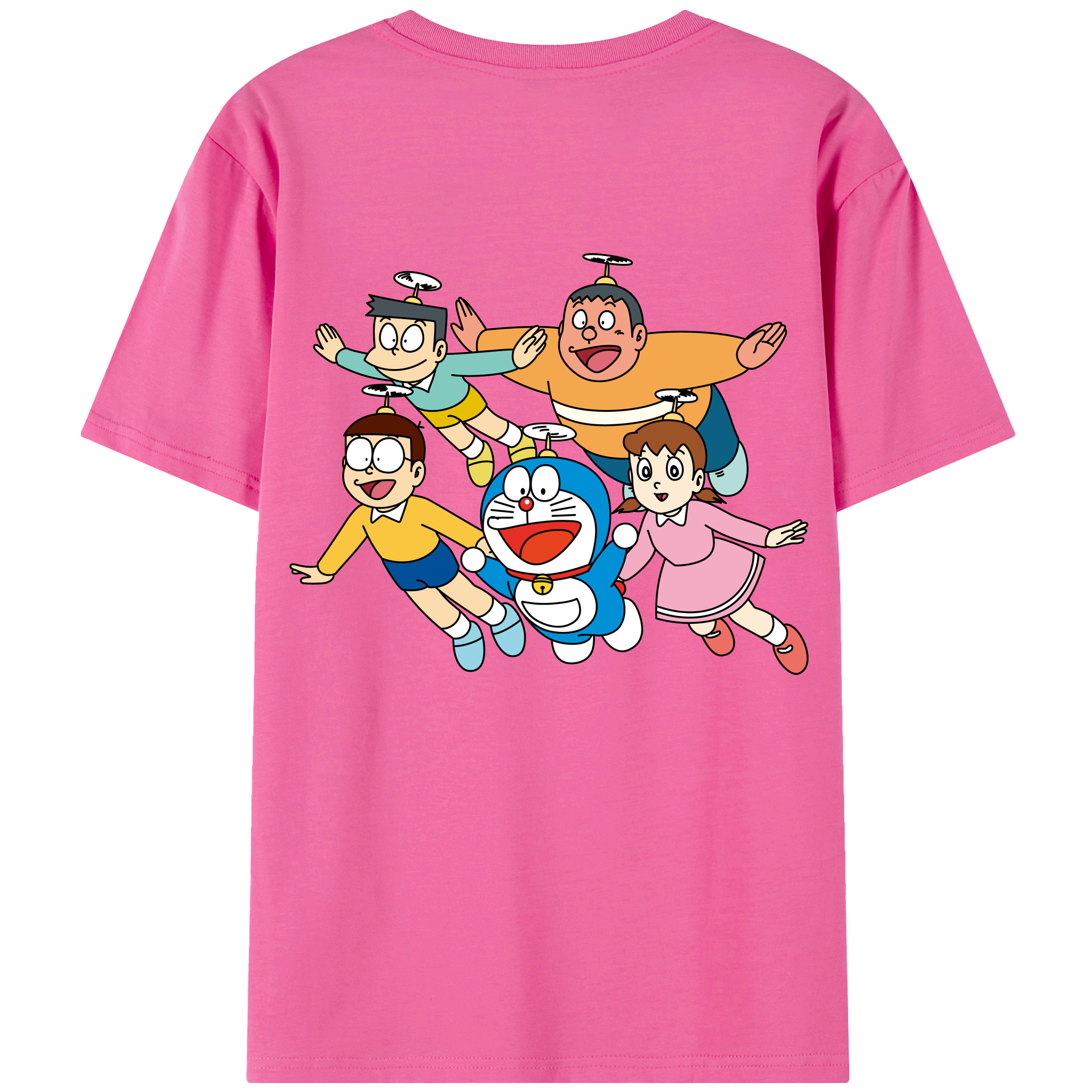 （画像用） ドラえもん 骨川 スネ夫 Doraemon Honekawa Suneo レディース半袖Tシャツ(バックプリント)